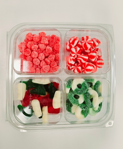 Picture of Christmas Tray - Candies - 4 compartments